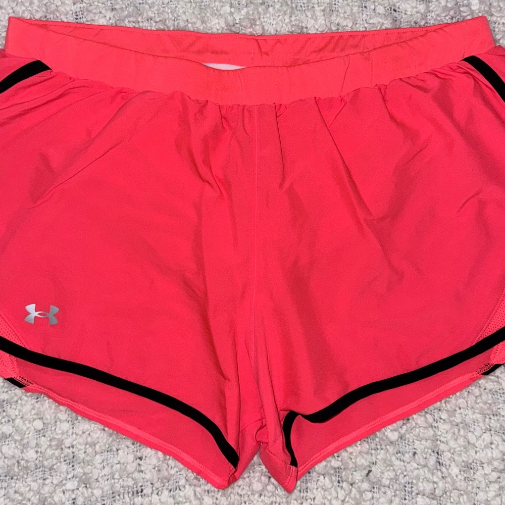 🔥 Under Armour Women’s UA Pure Stretch 3” Liner Shorts - Vibrant Red/Nike! 🔥